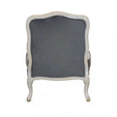 Poltrona Christy in Velluto Taupe 64x72x92 h cm in Legno Tortora