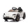 Macchina Elettrica per Bambini Porsche Taycan Turbo S 12V con Telecomando Bluetooth Luci LED e Tappetini Bianco