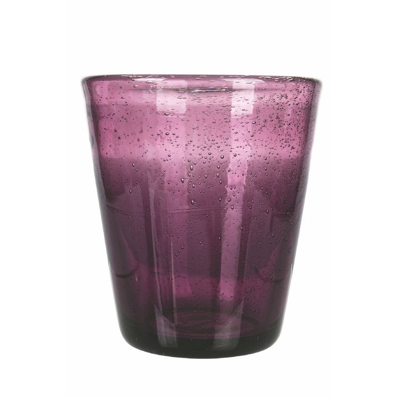 Set 6 Bicchieri Acqua Cancun Provence in Vetro VdE Tivoli 1996 Viola