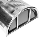 Cestino Gettacarte Posacenere da Parete 40,5x62x20 cm in Acciaio 15L per Interno Esterno