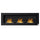 Bioethanol Wandkamin 120x15x40 cm Schwarz