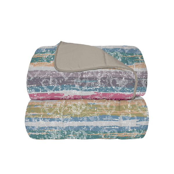 prezzo Wintersteppdecke, bedruckt in Mikrofaser, 300 g, doppelseitig, Liebeslinien, verschiedene Größen