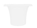 Vaso Ø72x50 cm in Resina Arkema Tummy Vase Bianco
