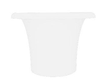 Vaso Ø72x50 cm in Resina Arkema Tummy Vase Bianco acquista