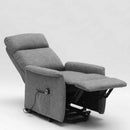 Poltrona Alzapersona Elettrica 1 Motore 73x94x103 cm in Tessuto Grigio