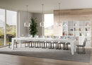 Tavolo Allungabile 200/460x90x77 cm Naxy Premium Bianco Frassino  