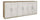 Mobile Basso 6 Ante 203x84x41 cm Noce Stelvio/Ossido Bianco