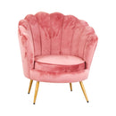 Poltrona 80x86 cm in Velluto Magenta