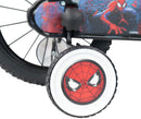 Bicicletta per Bambini 14" Marvel Spiderman Freni Caliper e Stabilizzatori in Acciaio Hi-Ten Rosso