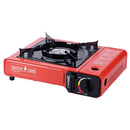 Fornello da Campeggio Portatile a Gas 34x26x8 cm Rosso 