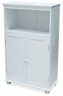 Mobile 2 Ante 1 Ripiano 60x30x97,5 cm in Legno Soriani Bianco