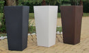 Vaso 34x86 cm in Resina Arkema Quadro 86 Cherry