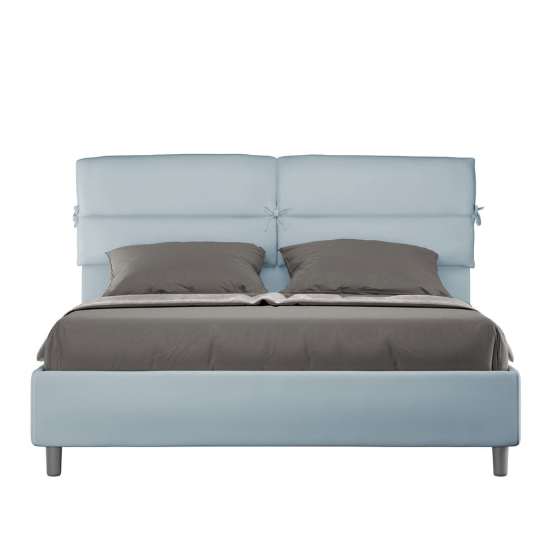 Letto Matrimoniale Nandy Azzurro Varie Misure