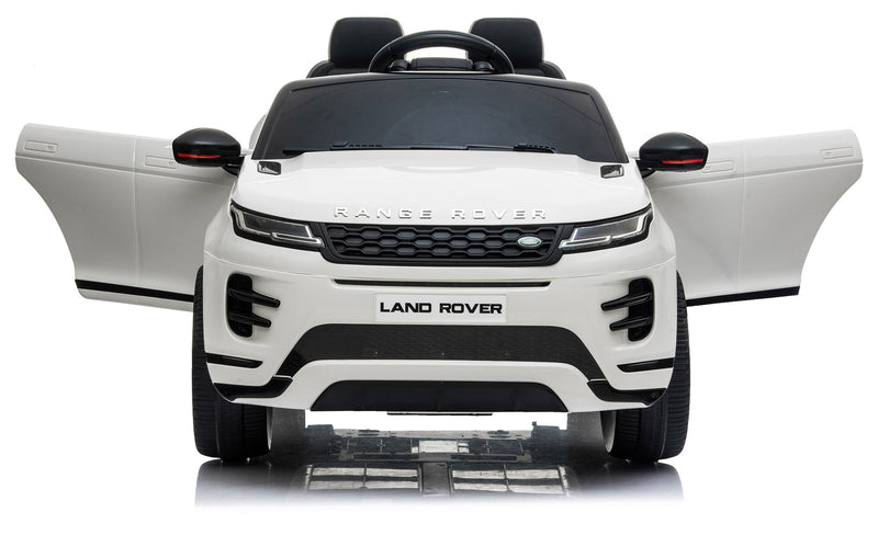 Macchina Elettrica per Bambini 12V con Licenza Land Rover Evoque Bianca