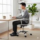 Sedia Poltrona Direzionale da Ufficio in Similpelle Tosini Dallas Bianco