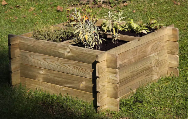 online Stützgemüsegarten 100 x 100 x 42 cm aus Taini-Nadelholz