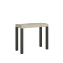 Consolle Allungabile 90-300x40x77 cm Everyday Cashmere Telaio Antracite 