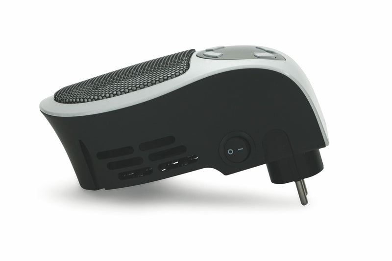 Stufa Stufetta da Parete 500W con TelecomandoDisplay LCD Kooper Pluggy Bianco