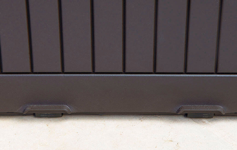 Baule Cassapanca da Esterno 116,7x57x44,7 cm in Resina Effetto Legno Keter Comfy Marrone