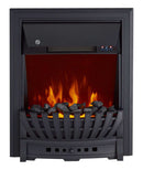 Camino Elettrico da Incasso 59,2x48,2x13 cm Effetto Fiamma 2000W Pluton Nero