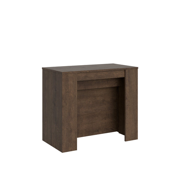 acquista Consolle Allungabile 90-296x48x77 cm in Nobilitato Marrone