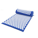 Tappetino 63x39x2 Agopressione con Cuscino Blu