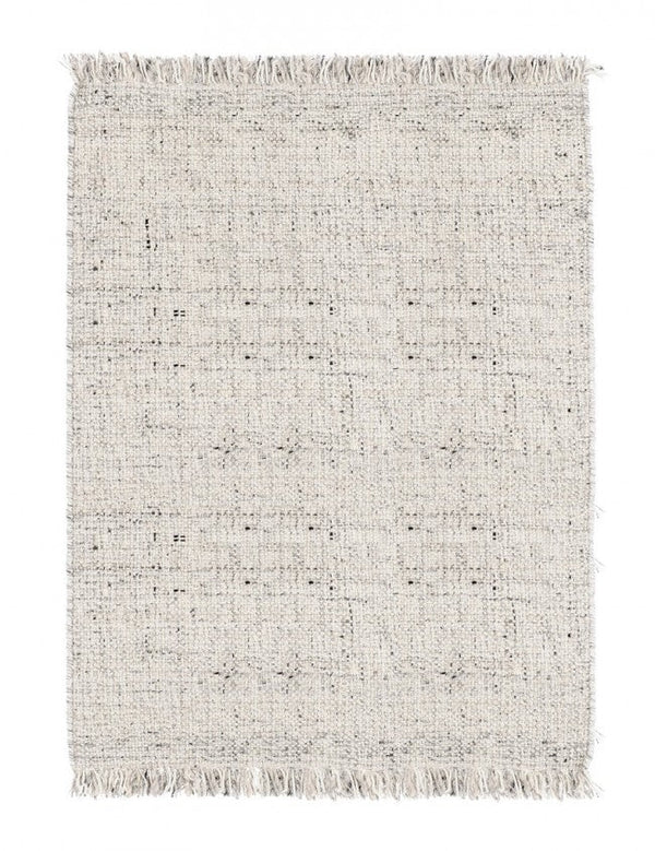Tappeto 140x200 cm Senuri in Tessuto Beige sconto