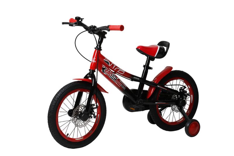 Bicicletta per Bambini 16" Freni a Disco Magik-Bike Racer Rosso 
