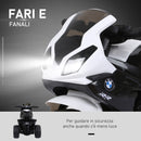 Moto Elettrica per Bambini 6V con Licenza BMW S 1000 RR Bianca
