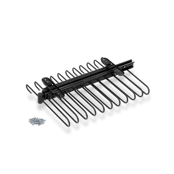 Porta Pantaloni Estraibile per Armadio in Acciaio Emuca Nero online