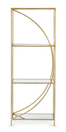 Libreria 3 Ripiani Elenor in Metallo