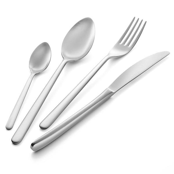 24-teiliges Besteckset aus sandgestrahltem Eme Venice Edelstahl prezzo