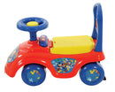 Macchina Cavalcabile per Bambini Volante Direzionabile Vano Contenitore e Telefono Disney Mickey Mouse Rosso