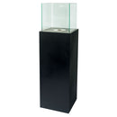 Camino a Bioetanolo da Pavimento 120x35 cm Karlsen Otranto Nero