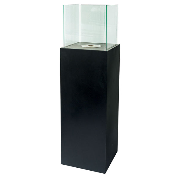 prezzo Bioethanol-Bodenkamin 120x35 cm Karlsen Otranto Schwarz