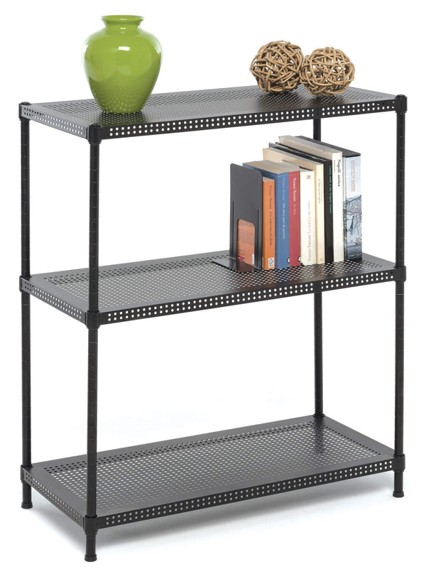 acquista Fumer Urban-3 Bücherregal aus schwarzem Metall mit 3 Böden