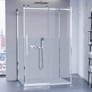 Box Doccia 3 Lati 1 Anta Scorrevole in Cristallo Trasparente 8mm H195 Bonussi Alina Varie Misure