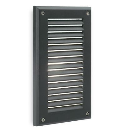 sconto Vertikale Einbauleuchte in grauer Farbe für Outdoor Route Livos Line