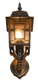 Applique da Esterno Attacco E27 in Alluminio Ruggine 