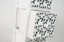 Cassettiera 3 Cassetti in Legno Massello 25x25x71 cm Fumer Fanny Bianca