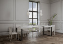 Tavolo Allungabile 180-440x90x77 cm Tecno Bianco Frassino