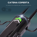 Go Kart a Pedali per Bambini 5-12 Anni con Sedile Regolabile e Freno a Mano Nero   