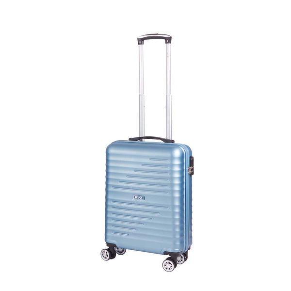 prezzo Trolley Valigia Bagaglio a Mano Rigido 4 Ruote con Combinazione in ABS Ravizzoni Svezia Blu Acciaio