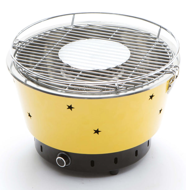 acquista Holzkohlegrill Holzkohle tragbar Ø34 cm Taddei Quick Yellow