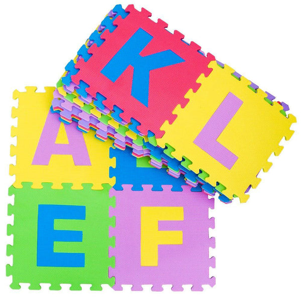 Puzzlematte für Kinder mit Buchstaben 26 Teile 29x29 cm Mehrfarbig acquista