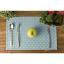 Set 6 Tovagliette Rettangolari in Plastica Villa d'Este Modern Azzurro