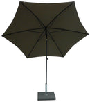 Ombrellone da Giardino Ø 2,5 m Palo Ø27 mm in Acciaio Maffei Kronos Tortora