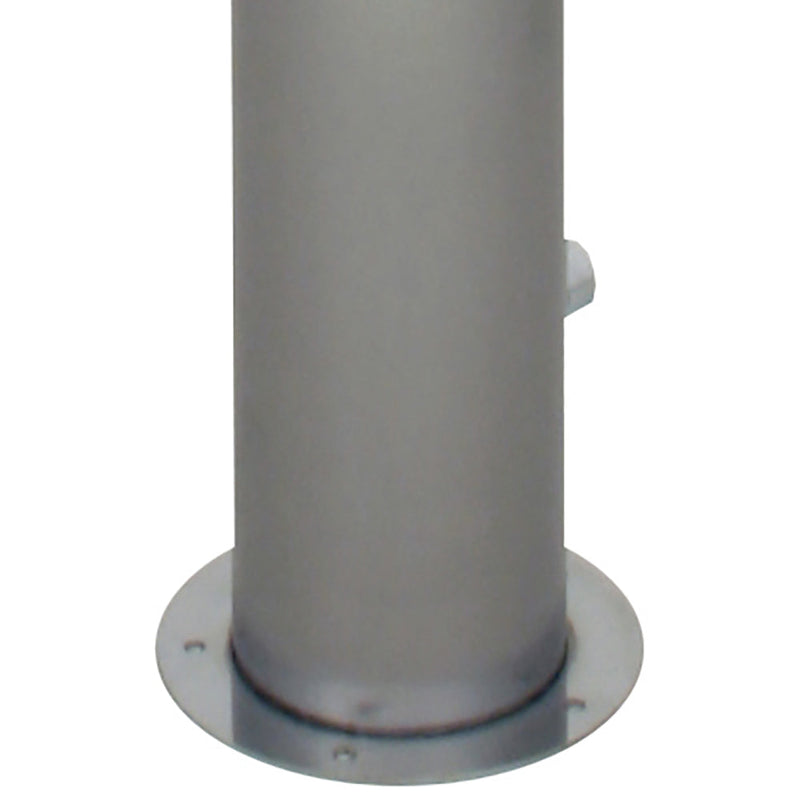 Doccia Solare da Giardino 28L Miscelatore e Lavapiedi ATI Docce D Inox Anodizzato