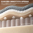 Poltrona Reclinabile Elettrica 86x90x102 cm con Poggiapiedi Braccioli Larghi Telecomando e USB in Tessuto Effetto Lino Verde      