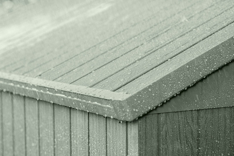 Casetta da Giardino Porta Attrezzi 190x122x221 cmin Evotech+ Keter Darwin 6x4 Verde